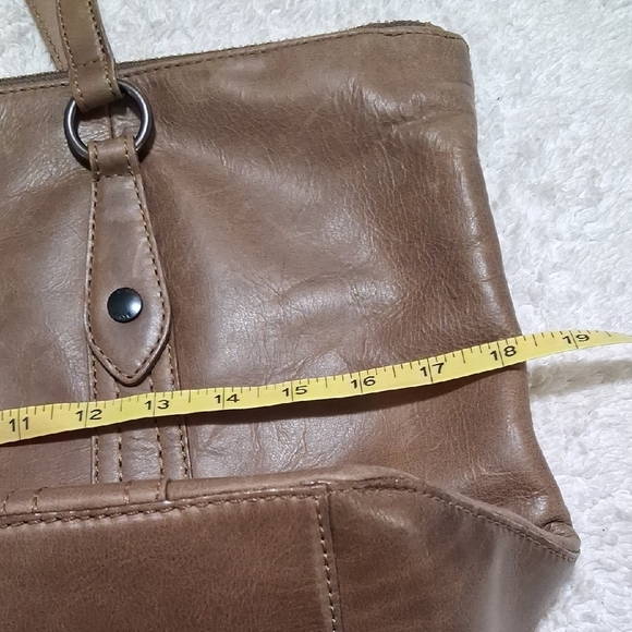 Frye Tan Leather Shoulder Bag - Picture 4 of 13